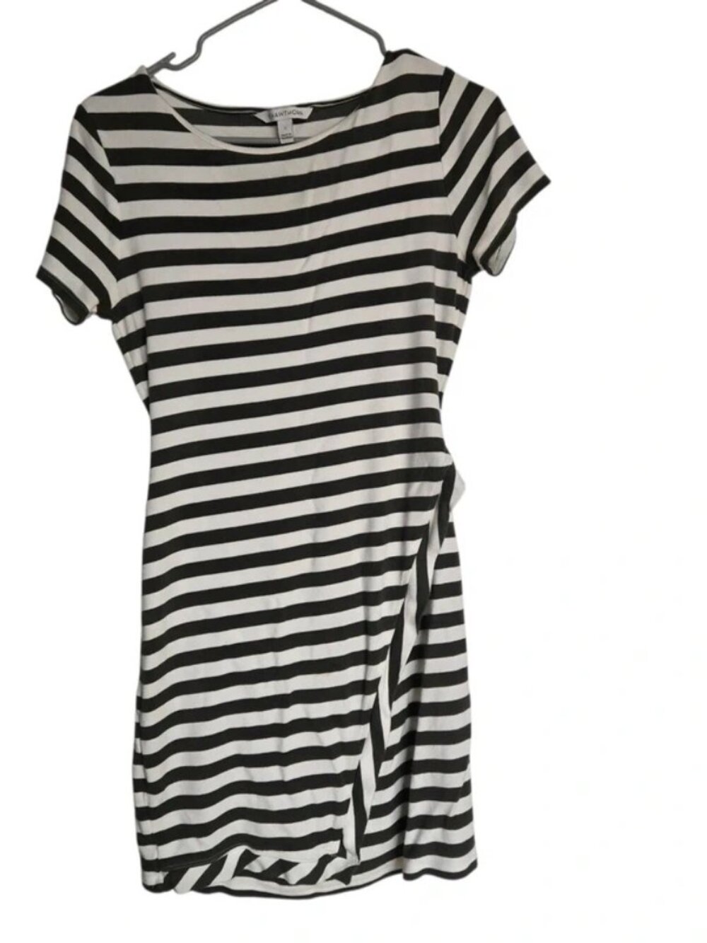 41 Hawthorn Grey Striped Dress Size Large